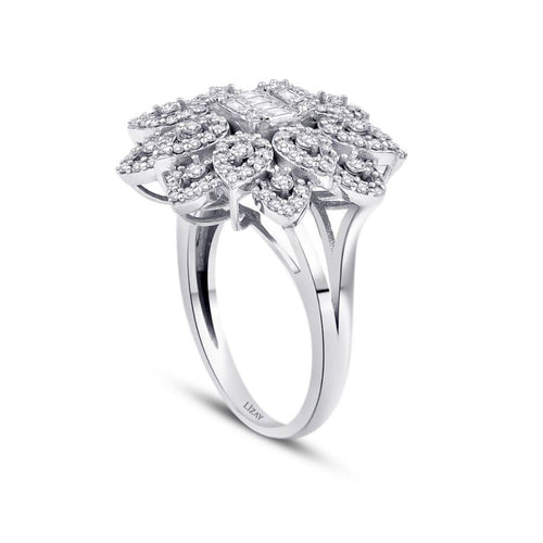 1.04 Carat Diamond Baguette Ring