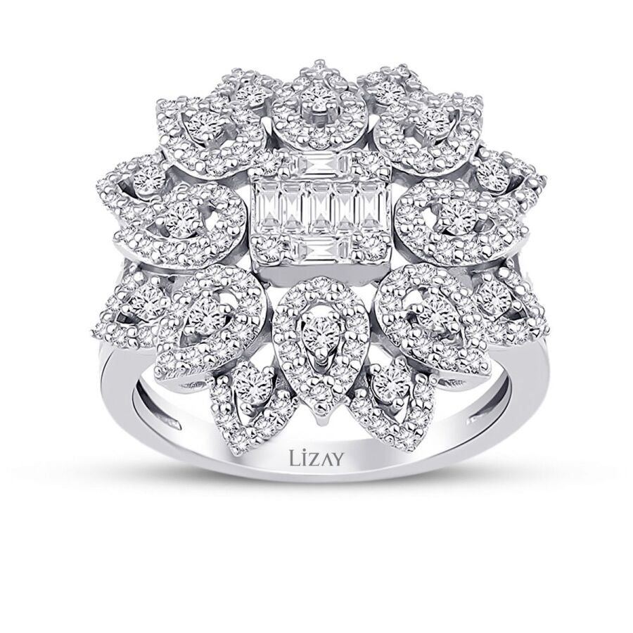 1,04 Carat Diamond Baguette Ring