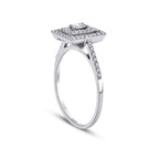 0,35 Carat Diamond Baguette Ring