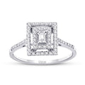 0,35 Carat Diamond Baguette Ring