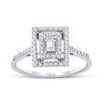0,35 Carat Diamond Baguette Ring