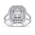 0,55 Carat Diamond Baguette Ring