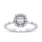 0,12 Carat Diamond Baguette Ring
