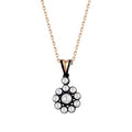 Gold Rose Pendant Necklace