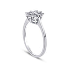 0,12 Carat Diamond Baguette Ring
