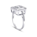 0,74 Carat Diamond Baguette Ring