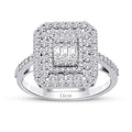0,74 Carat Diamond Baguette Ring