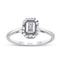 0,04 Carat Diamond Baguette Ring