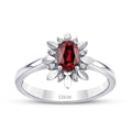 0,69 Carat Diamond Ruby Ring