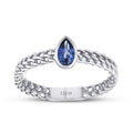0,25 Carat Sapphire Ring