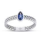 0,25 Carat Sapphire Ring