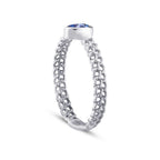 0,25 Carat Sapphire Ring