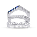 1,01 Carat Diamond Trend Sapphire Ring