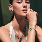 5,00 Carat Diamond Emerald Earrings