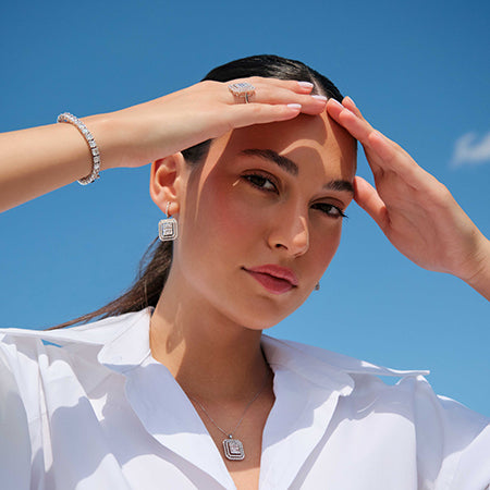 1,62 Carat Diamond Baguette Earrings