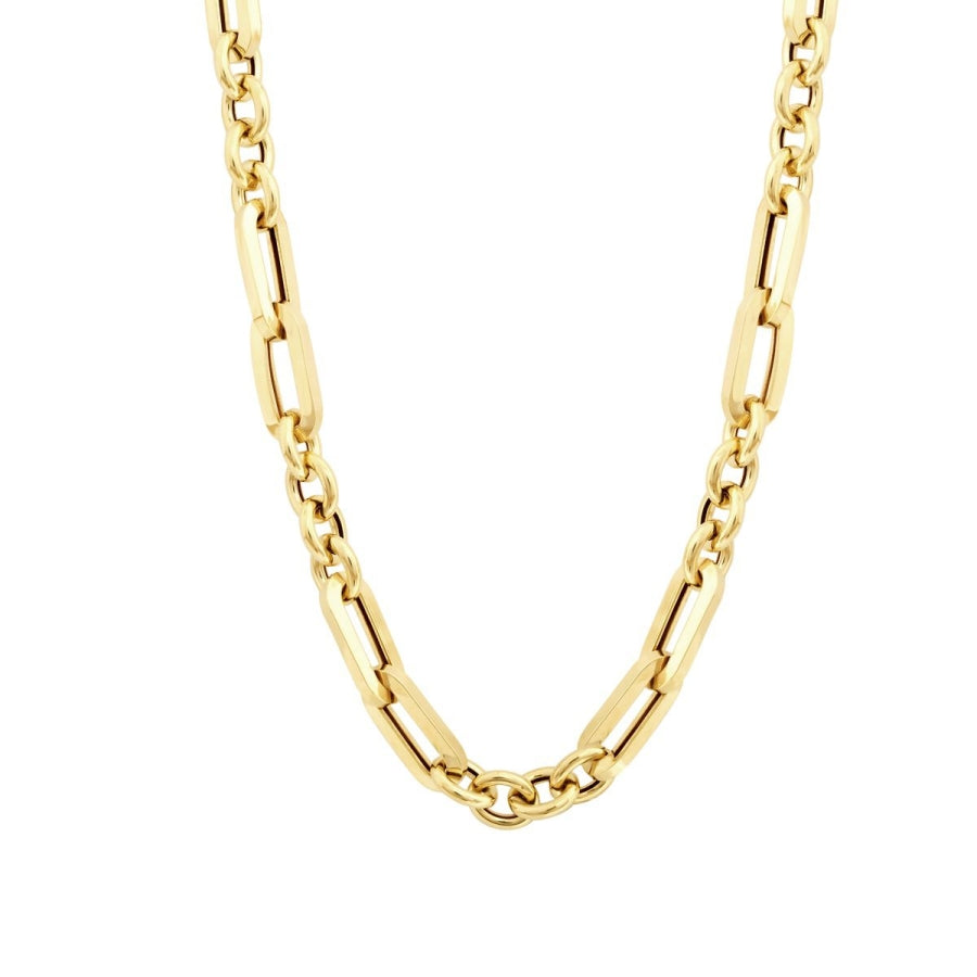 Gold Paperclip Chain Necklace