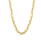 Gold Paperclip Chain Necklace