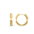 Gold Design Hoop Earrings