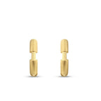 Gold Design Hoop Earrings