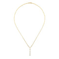 Gold Row Stone Necklace