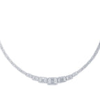 Gold Row Baguette Neckband