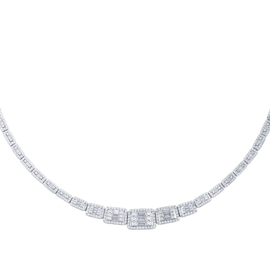 Gold Row Baguette Neckband