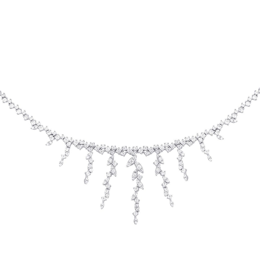 Gold Dangling Stone Neckband