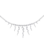 Gold Dangling Stone Neckband