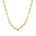 Gold Twist Chain Necklace