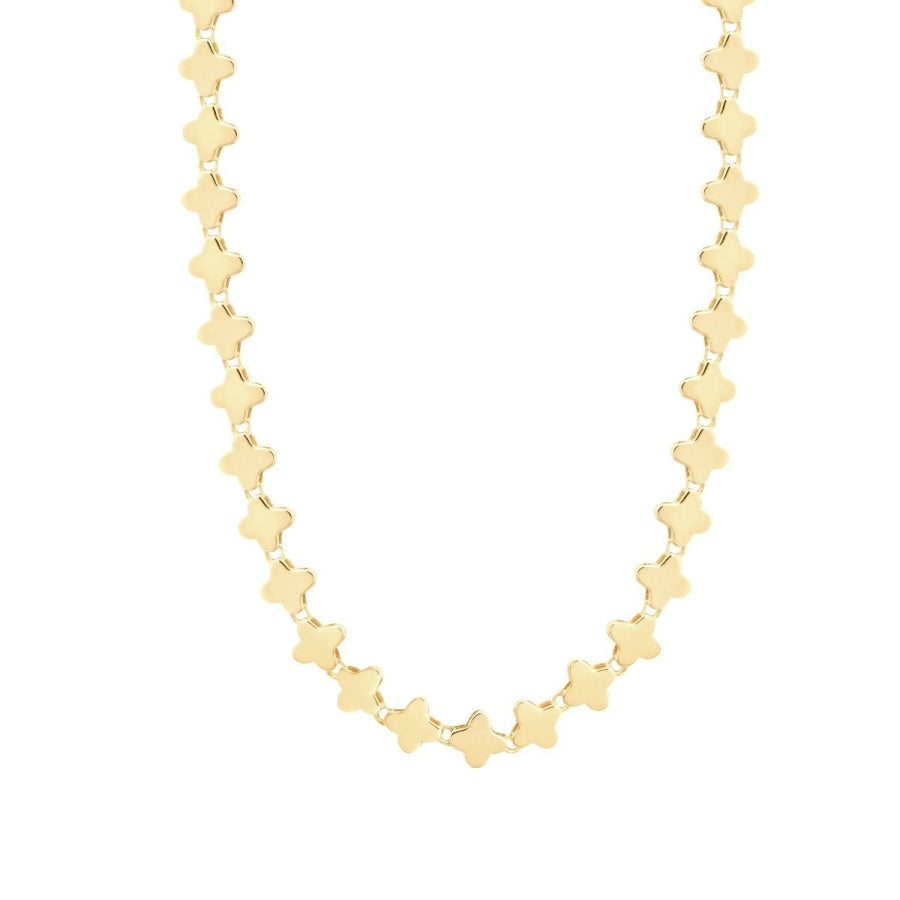 Gold Clover Chain Necklace