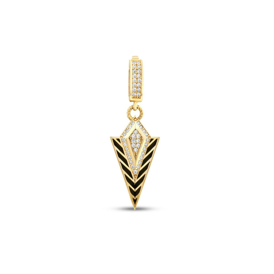 Gold Triangle Charm