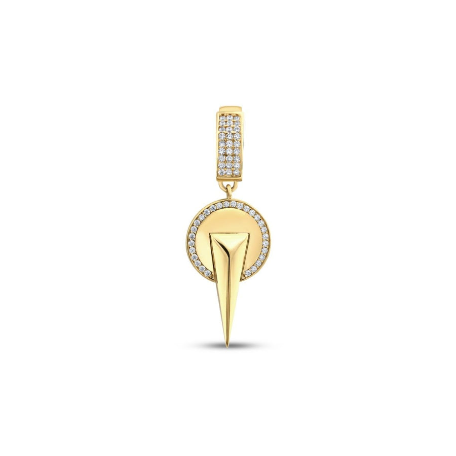 Gold Geometric Charm