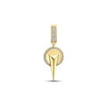 Gold Geometric Charm