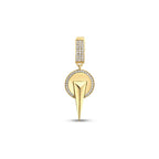 Gold Geometric Charm