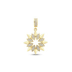 Gold Flower Charm