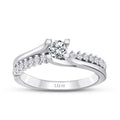 0,45 Carat Diamond Round Solitaire Engagement Ring