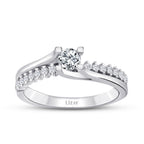 0,45 Carat Diamond Round Solitaire Engagement Ring