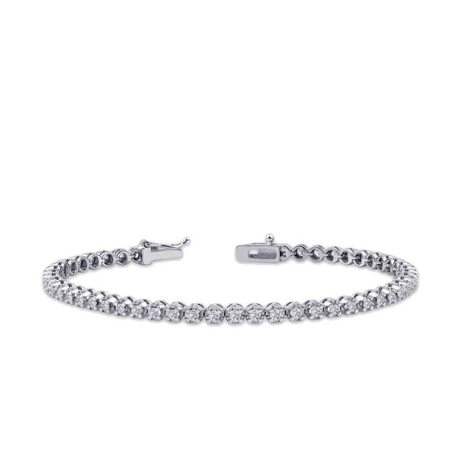 3.00 Carat Diamond Tennis Bracelet