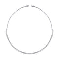 2.00 Carat Diamond Half-Eternity Tennis Neckband