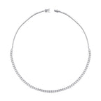2.00 Carat Diamond Half-Eternity Tennis Neckband