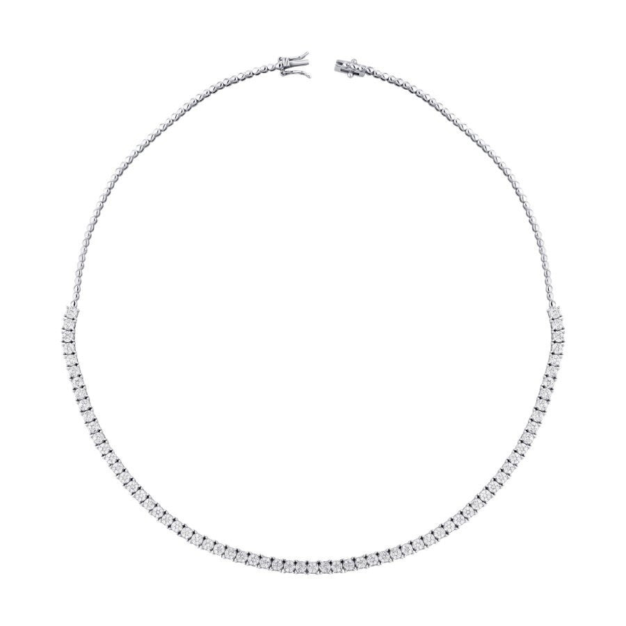 2.00 Carat Diamond Half-Eternity Tennis Neckband
