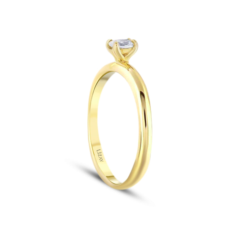 0.30 Carat Diamond Oval Solitaire Engagement Ring