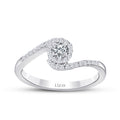 0,29 Carat Diamond Round Solitaire Trend Engagement Ring