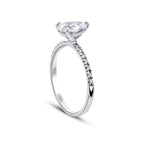 1,12 Carat Diamond Pear Solitaire Engagement Ring