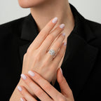 0,54 Carat Diamond Baguette Ring