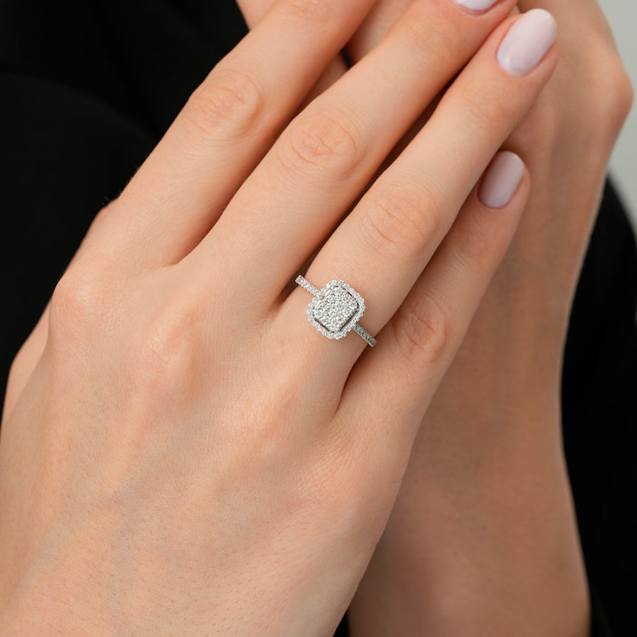 0,43 Carat Diamond Trend Ring