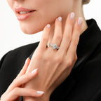 0.80 Carat Diamond Baguette Ring