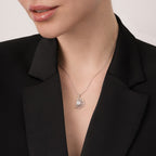 0,76 Carat Diamond Baguette Necklace