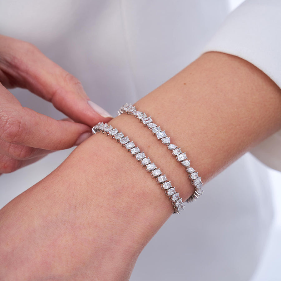 7,10 Carat Diamond Baguette Bracelet