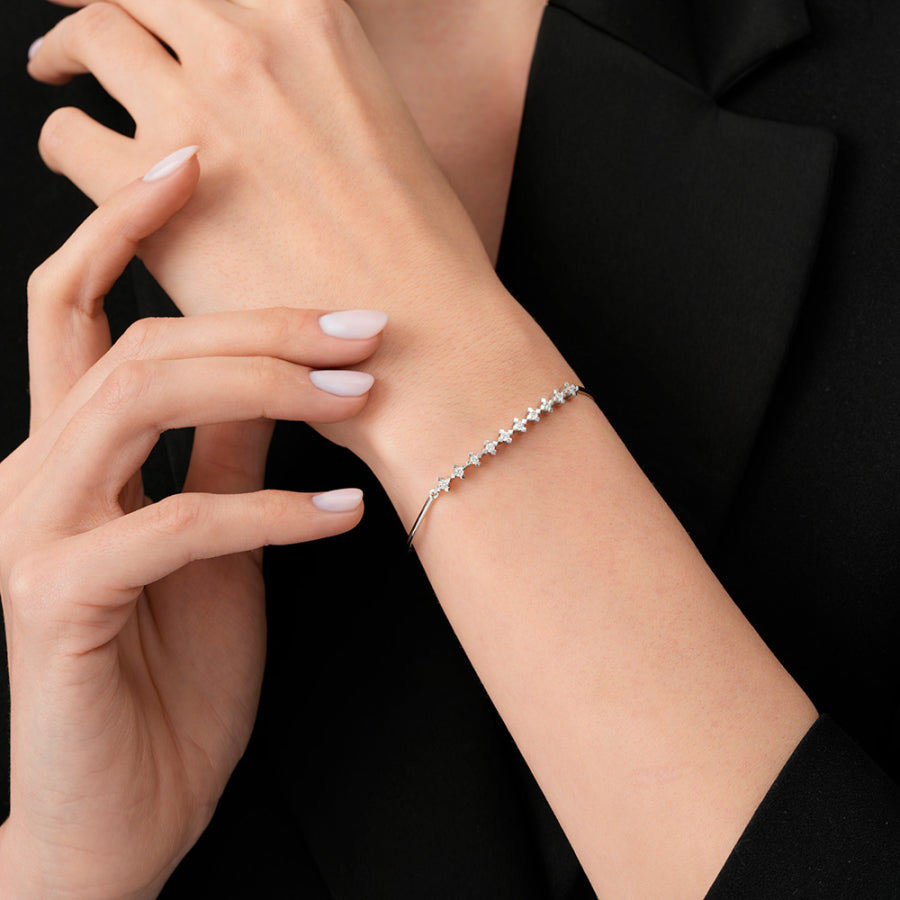 0,31 Carat Diamond Bangle
